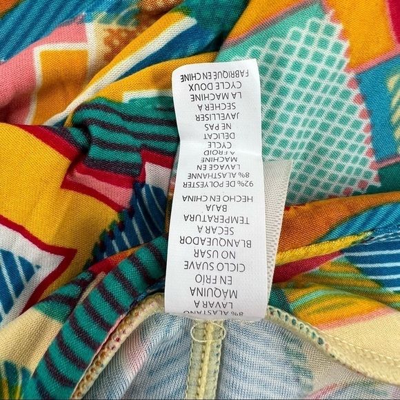 LuLaRoe Geometric Print Leggings Size S/M Toddler Girl's - Picture 5 of 6